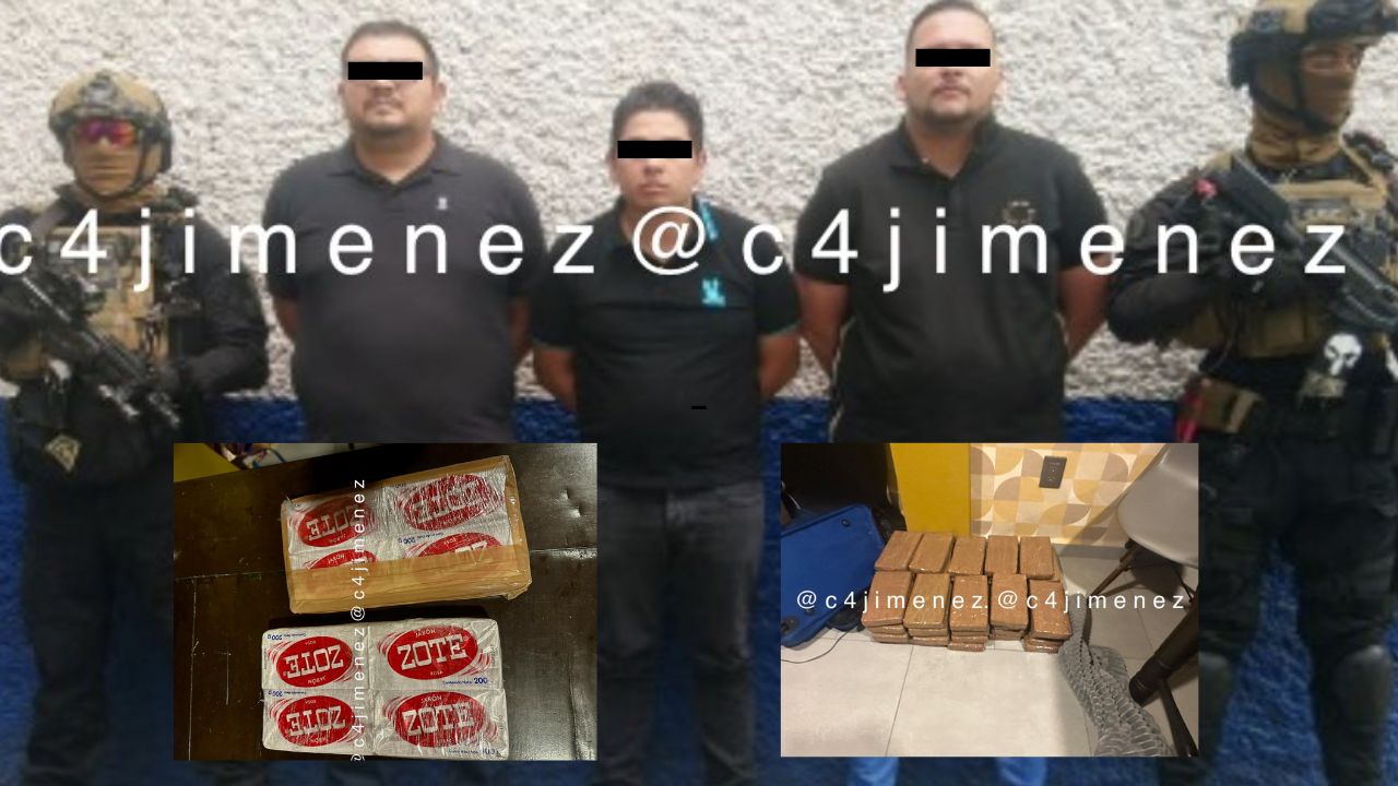 Caen tres narcotraficantes colombianos que empaquetaban droga en ‘jabón zote’