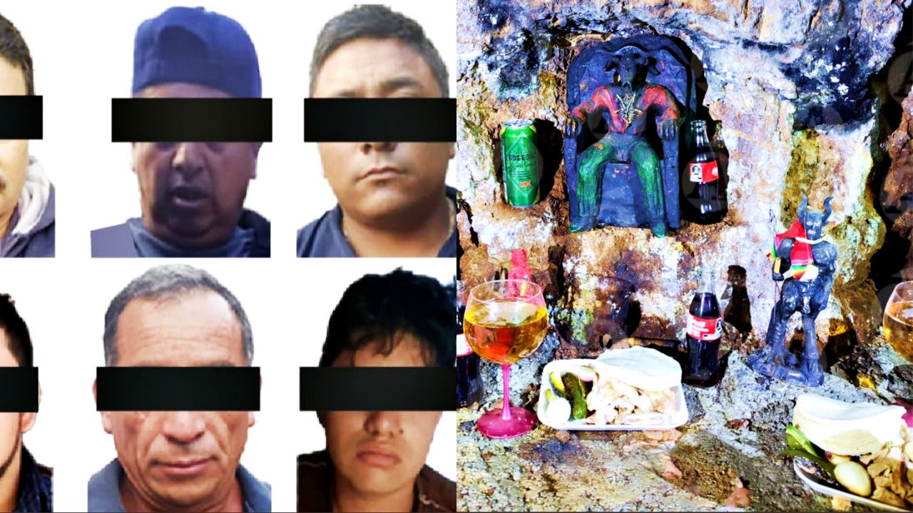 Detienen a 10 huachicoleros satanistas en Cuautepec, Hidalgo