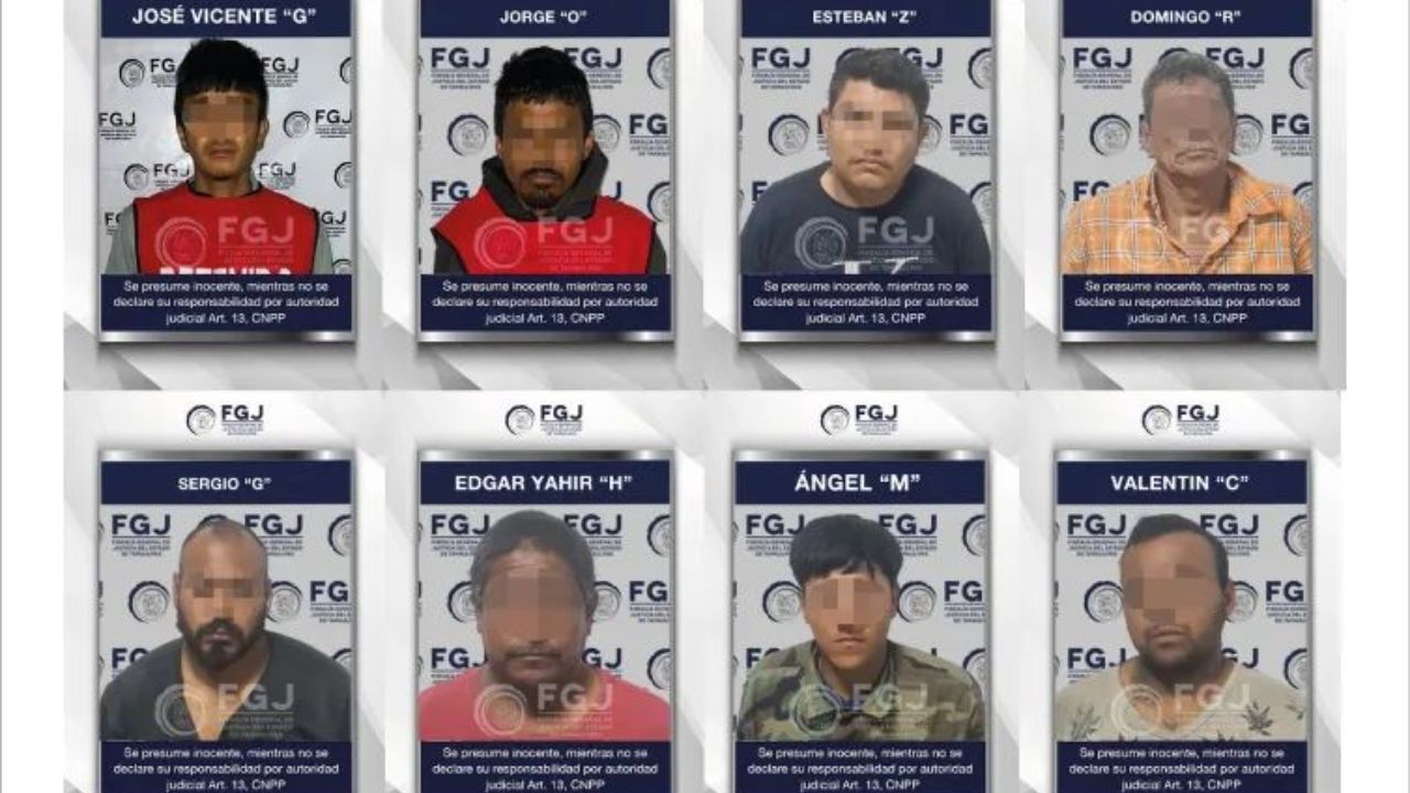 Detienen a 12 supuestos integrantes del Cártel del Golfo en Tamaulipas