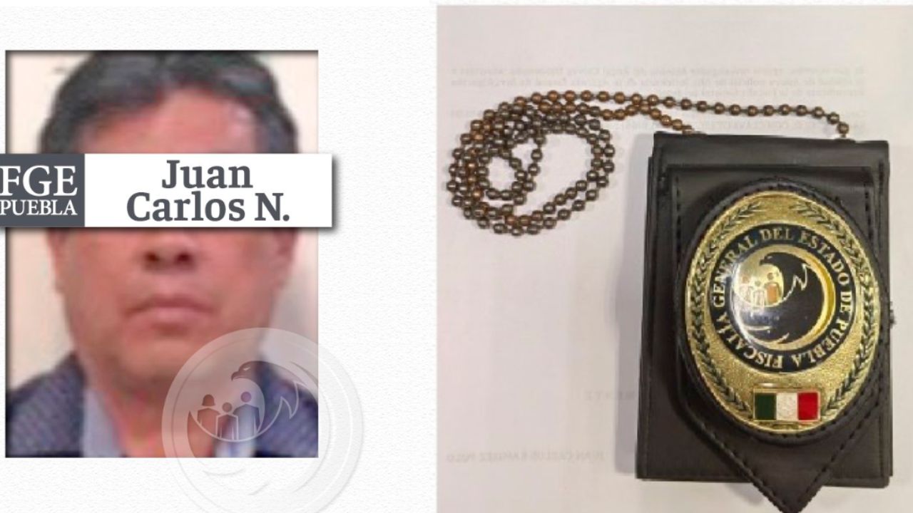 Detienen a hombre que se hizo pasar por agente ministerial en Puebla