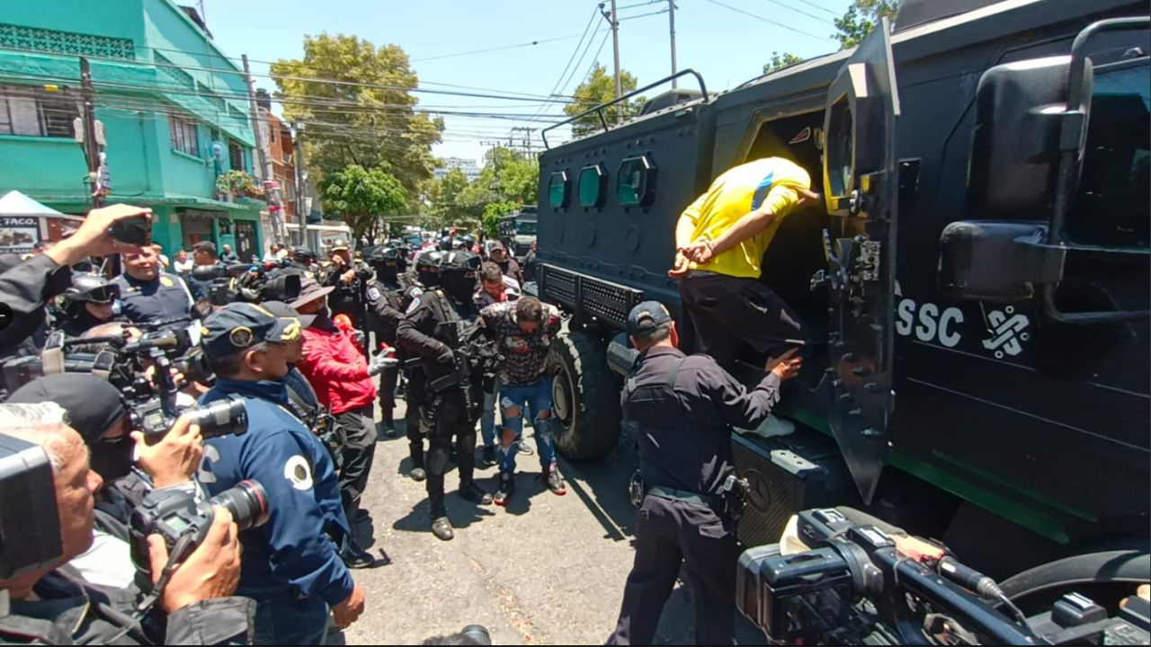 Detienen a integrantes de “Los Gastones”, banda criminal de la CDMX