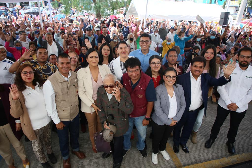 En Gustavo A. Madero y Azcapotzalco, Ariadna Montiel instala Comités de Programas de Bienestar en sucursal del Banco del Bienestar