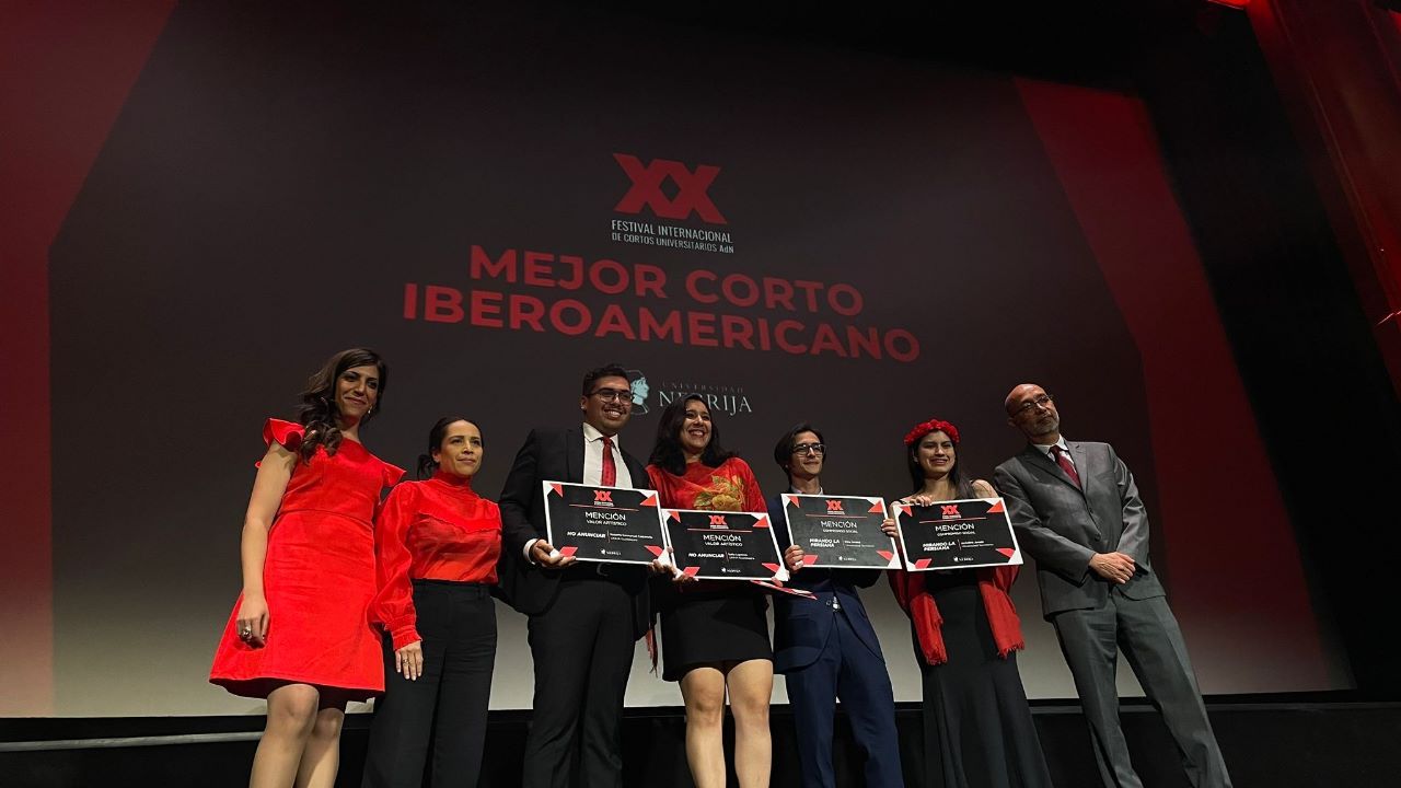 ‘Mención Compromiso Social’:  estudiantes de Tecmilenio en festival de cortos de la Universidad de Nebrija