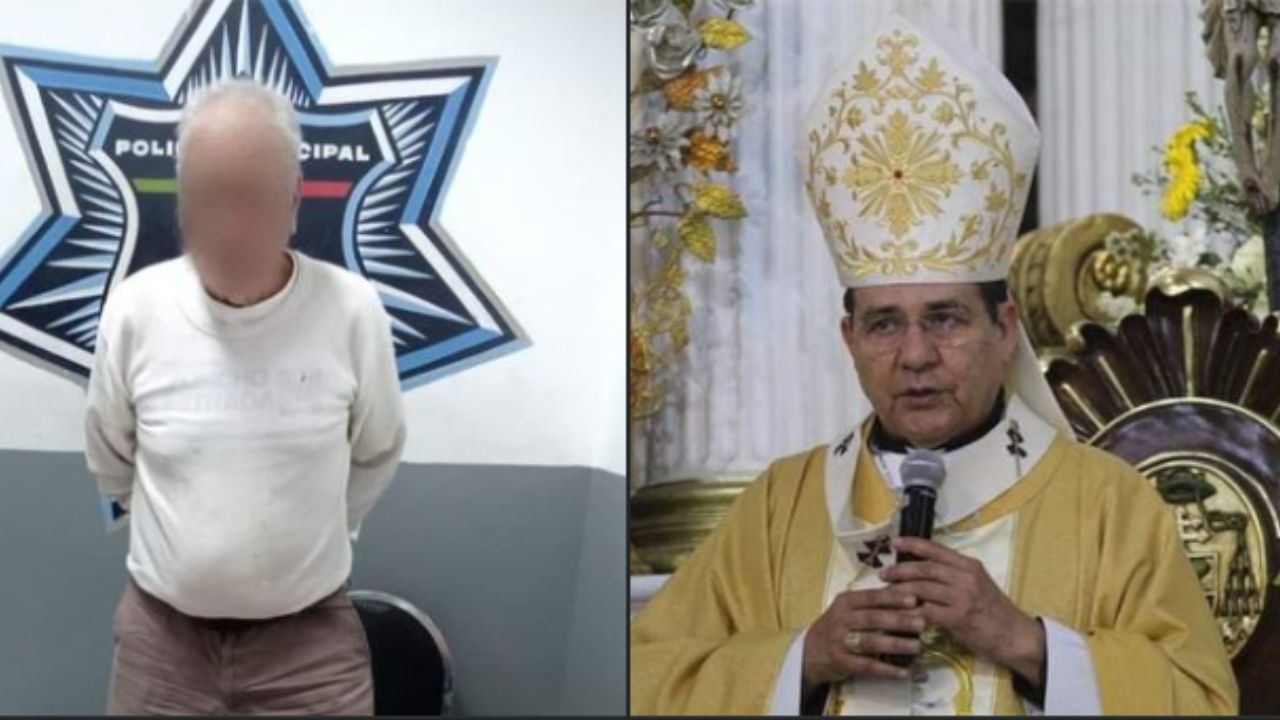 Hombre intenta acuchillar a arzobispo en Durango