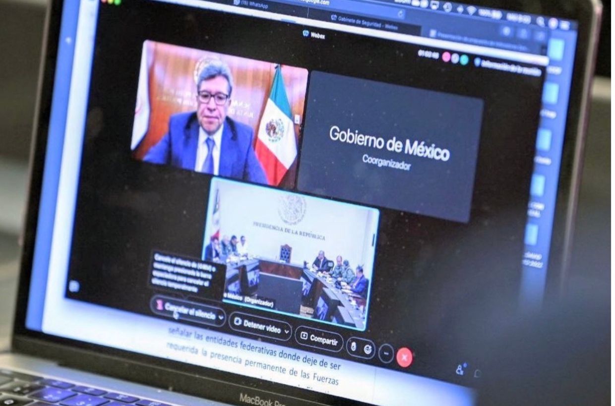 Revisa Ricardo Monreal con gabinete de seguridad, procedimiento para recibir informe semestral y comparecencias