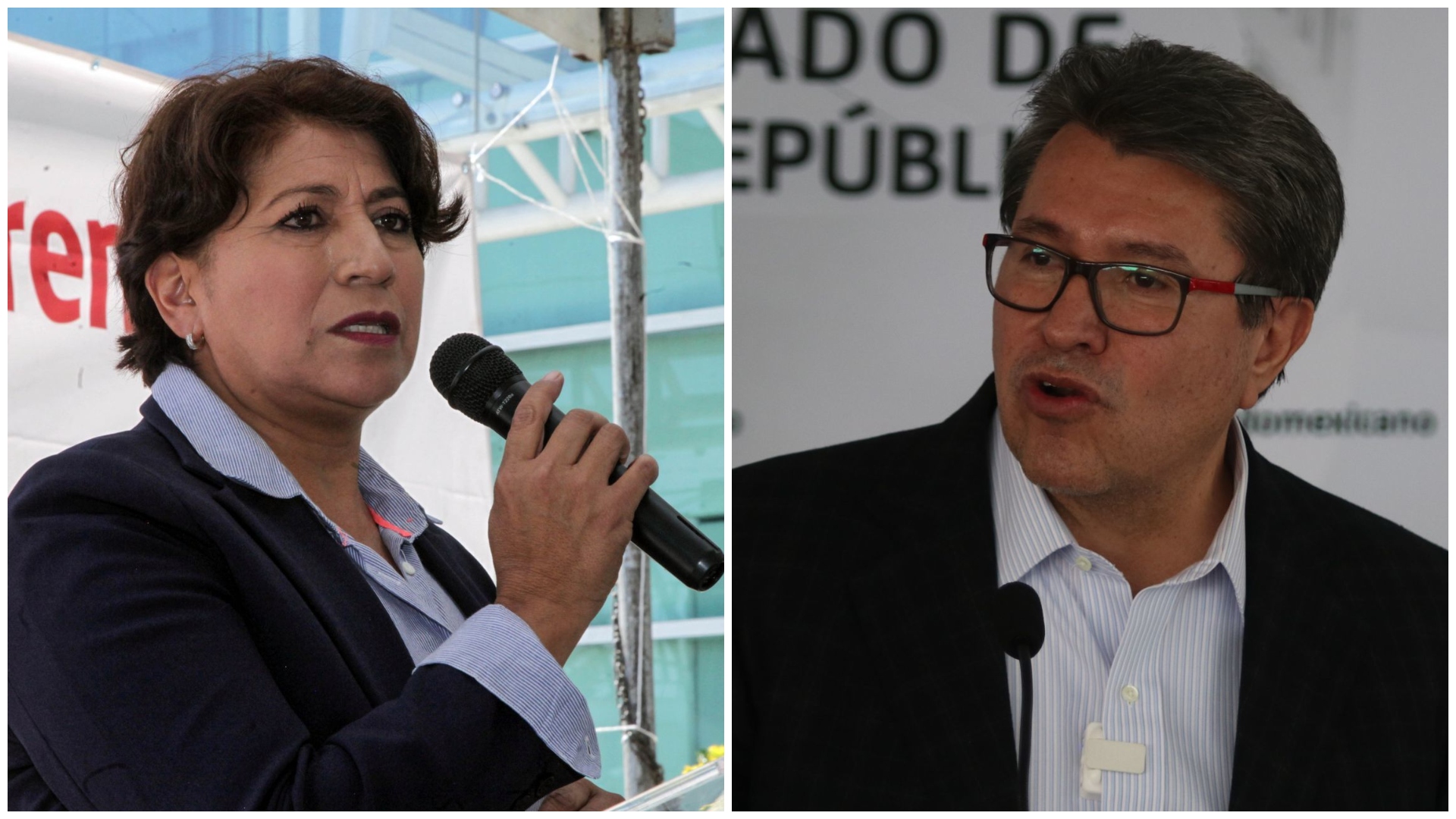 Ricardo Monreal cierra filas con Delfina Gómez, candidata de Morena al gobierno del Edomex