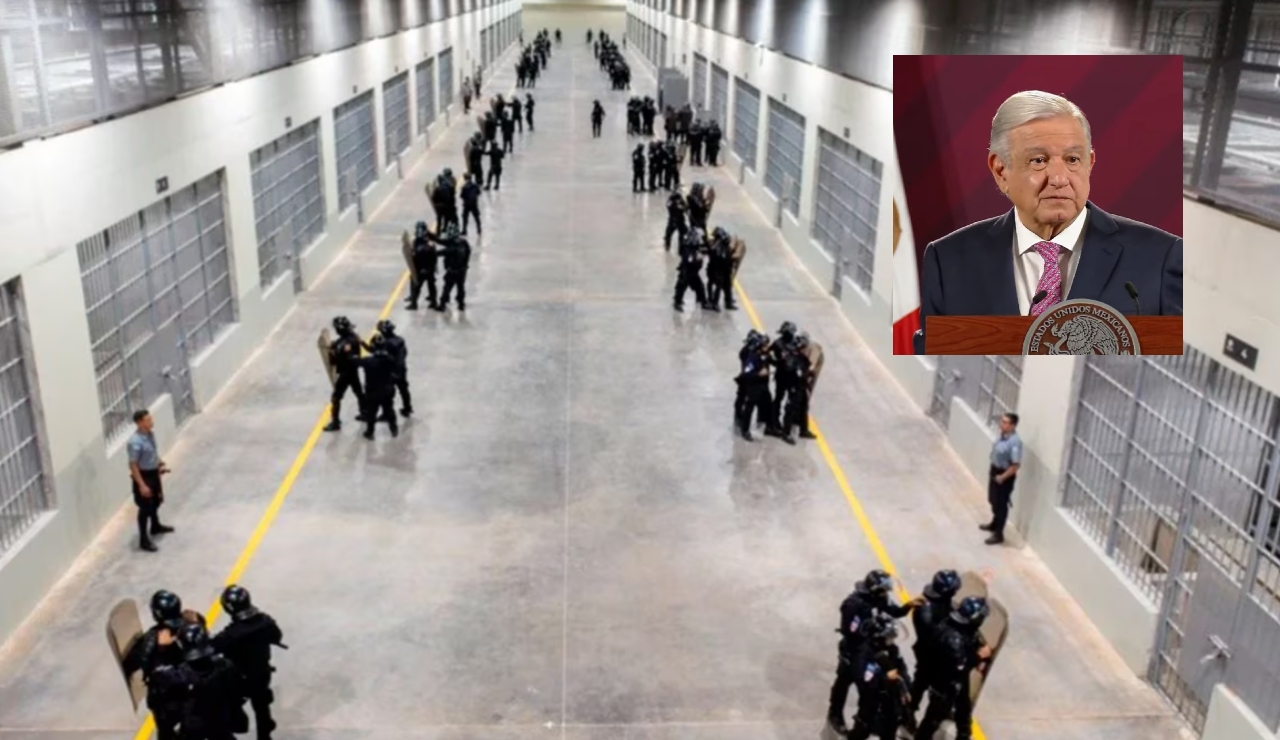 Niega AMLO edificar una “supercárcel” como la de El Salvador