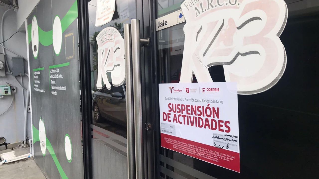 Suspenden clínicas estéticas en Matamoros por casos de meningitis