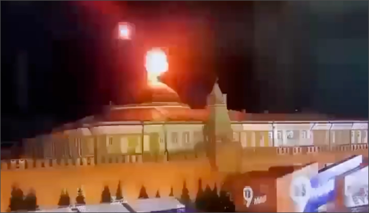 Rusia acusa a Ucrania de atacar el Kremlin con drones; Kiev, lo niega