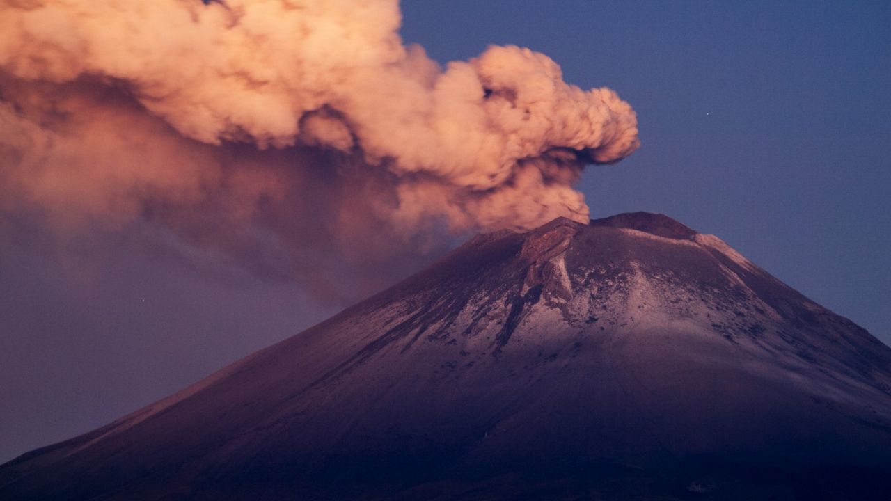 Van 24 horas sin explosiones en Volcán Popocatépetl