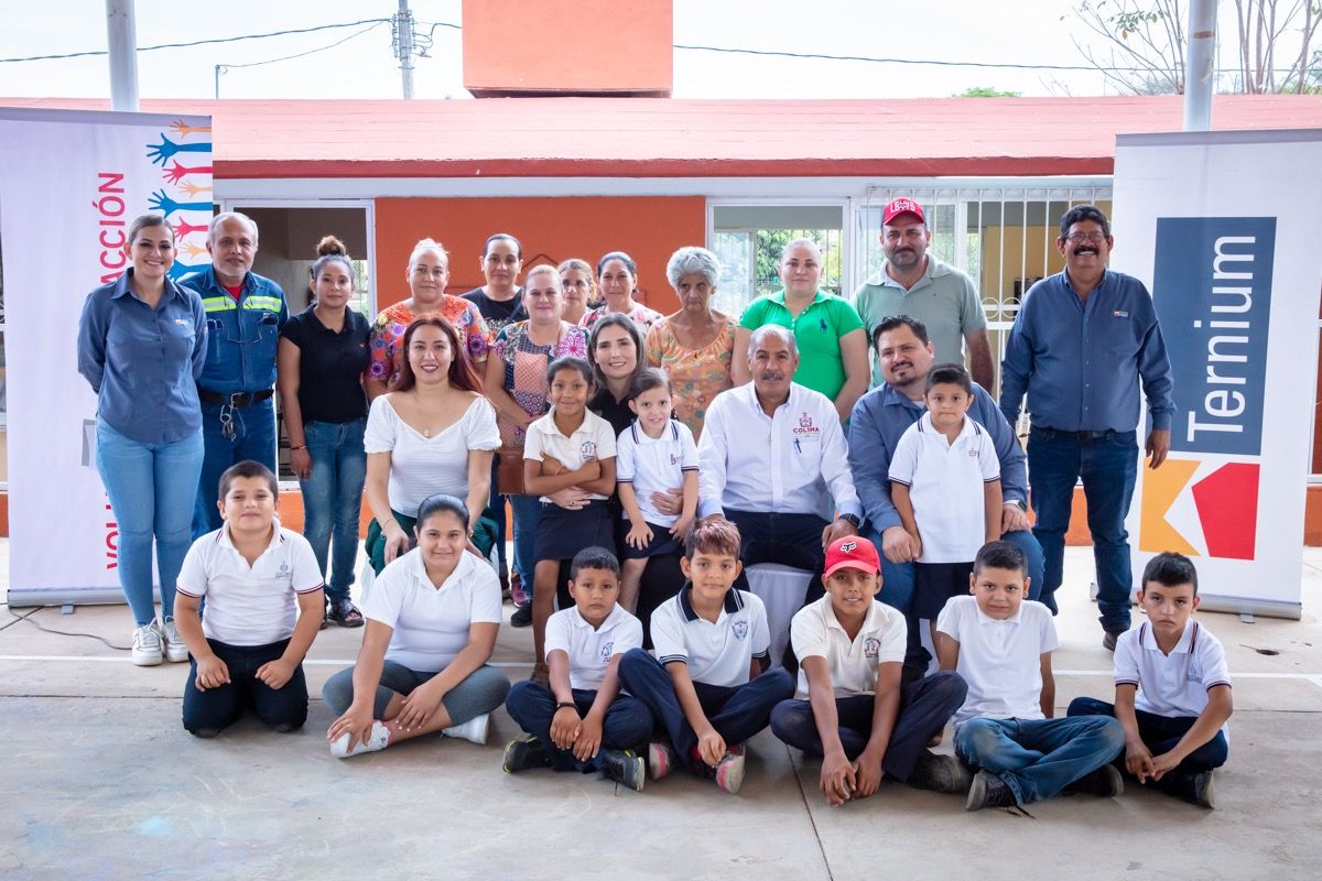 Ternium destina más de 540 mil pesos para mejoras de infraestructura escolar a través de su Programa Voluntarios en Acción