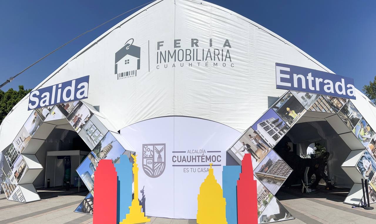 Inaugura alcaldesa de Cuauhtémoc, Sandra Cuevas, Feria Inmobiliaria