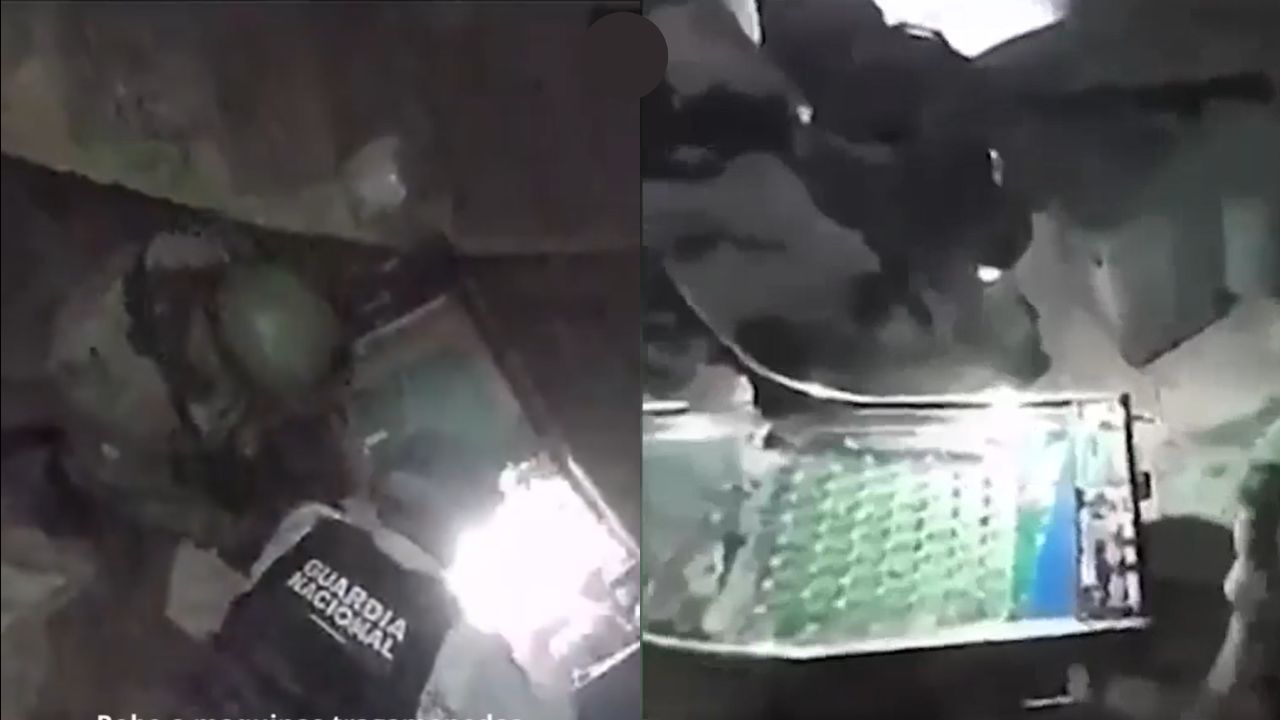 Captan a elementos de Guardia Nacional robando dinero de maquinitas en Michoacán
