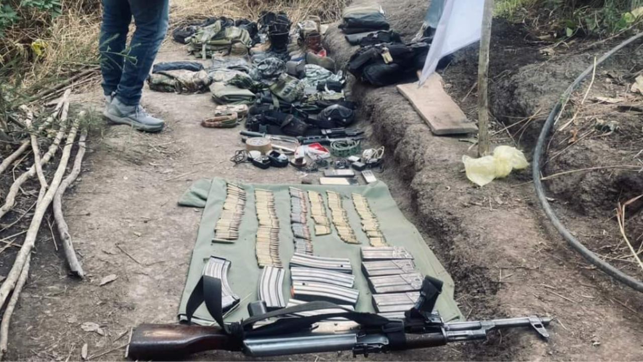 Desarman campamento del crimen organizado en Chilpancingo, Guerrero