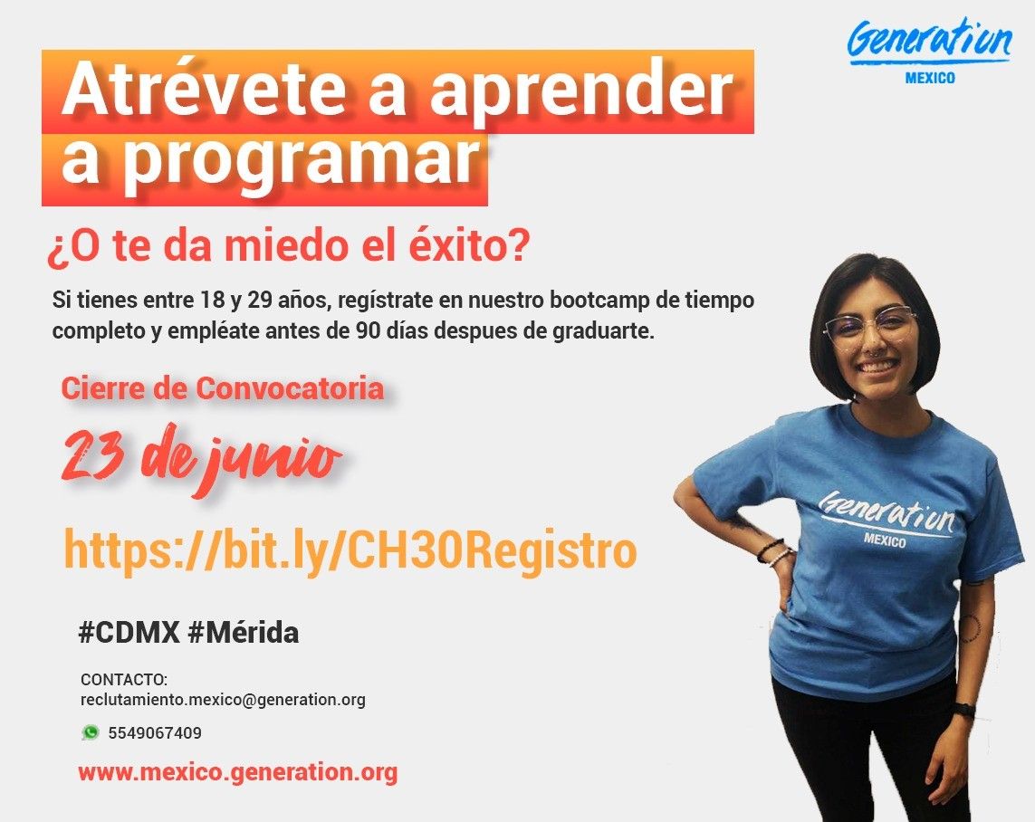 Ofrece Generation México cursos a mujeres en Mérida para fortalecer sus habilidades digitales