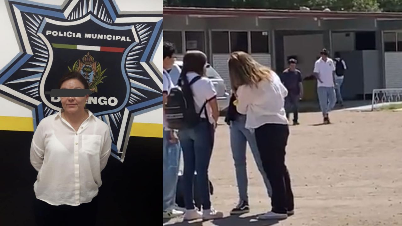 Detienen a madre de familia que golpeó a estudiante de CBTIS en Durango