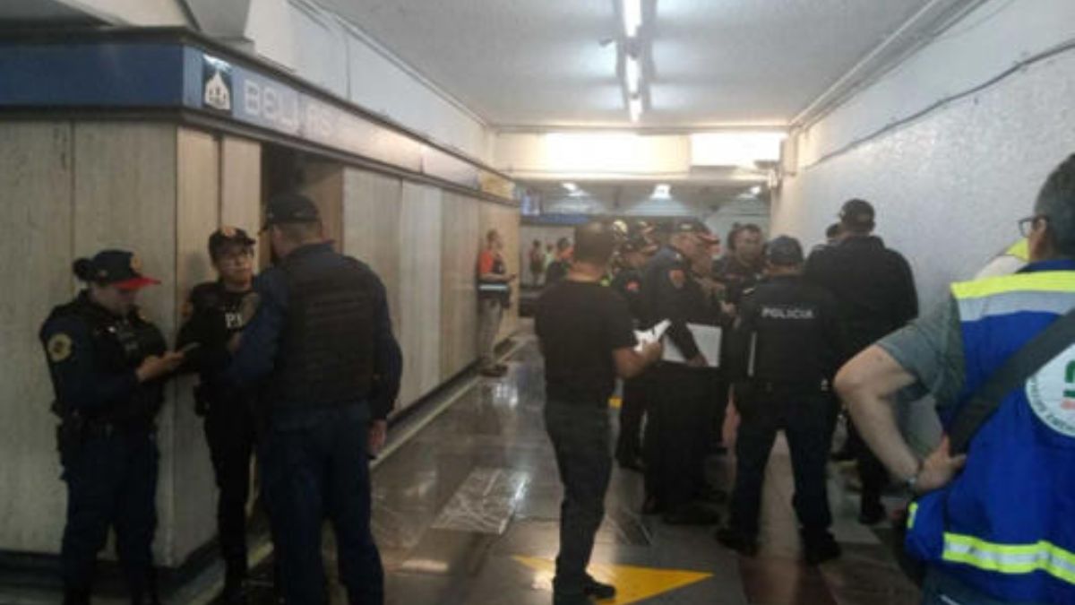 Joven muere electrocutado tras caer a las vías del Metro