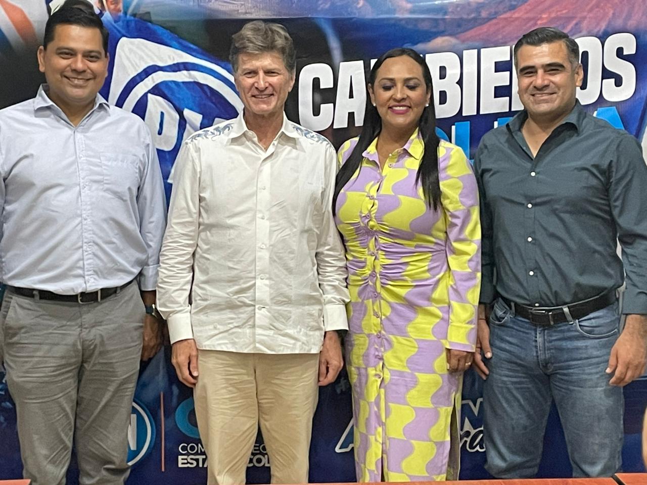 Enrique de la Madrid promueve el diálogo y la unidad en reuniones con integrantes del PRI y PAN en Colima