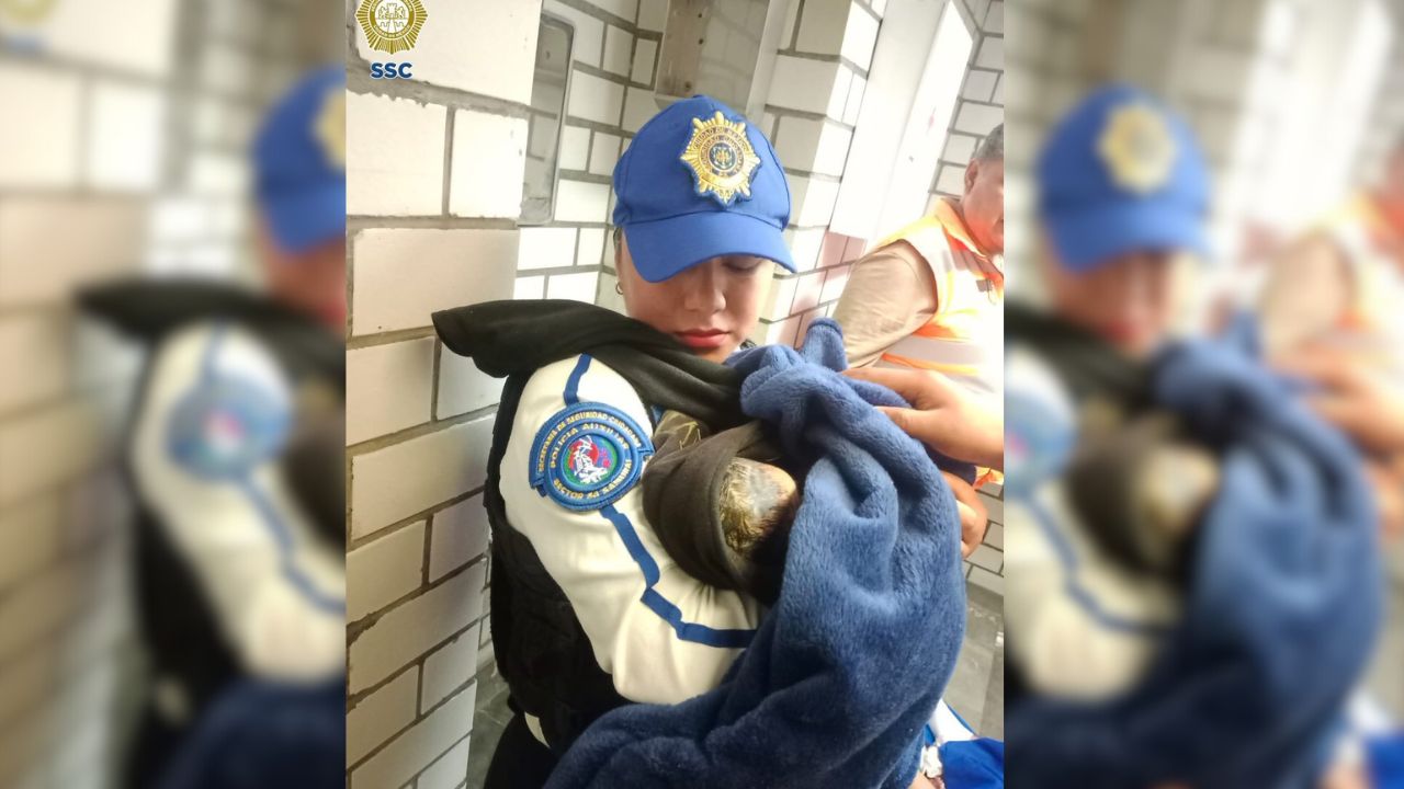 Nace bebé en la estación Acatitla del Metro