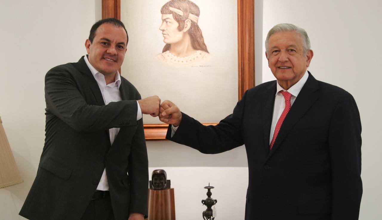 Cuauhtémoc Blanco, mejor gobernador que Graco Ramírez, dice AMLO