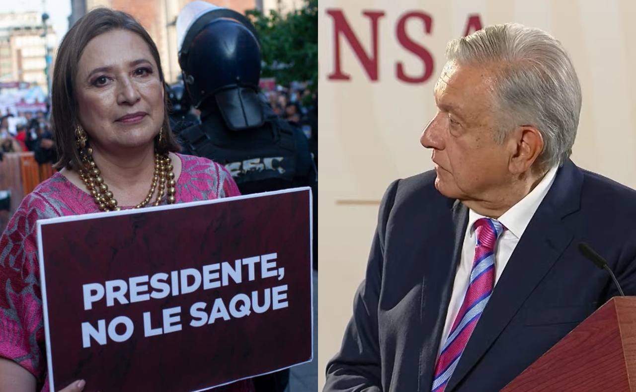 AMLO asegura que si oposición no “infla” campaña de Xóchitl “se van a poner rudos”