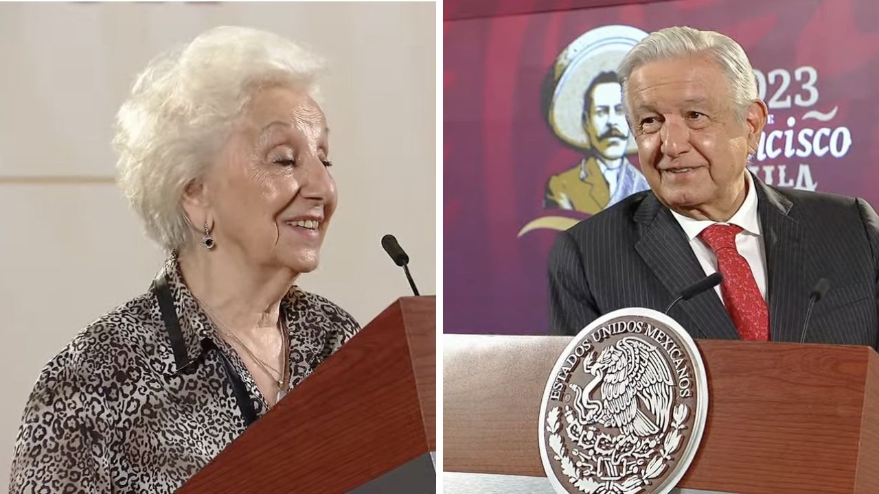 Líder de las Abuelas de Plaza de Mayo, pide justicia y verdad en “mañanera” de AMLO