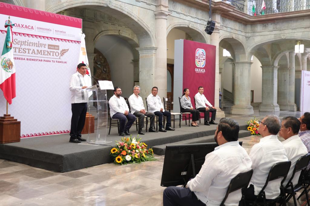 Promueve Gobierno de Oaxaca certeza y seguridad jurídica a través del testamento