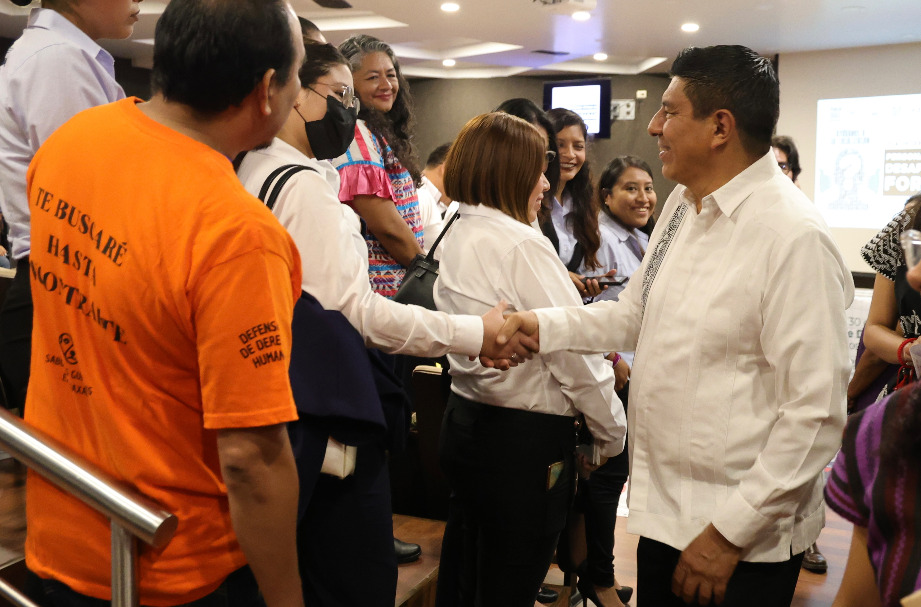 Anuncia Gobernador Salomón Jara Cruz reconstrucción del Sistema Estatal de Búsqueda