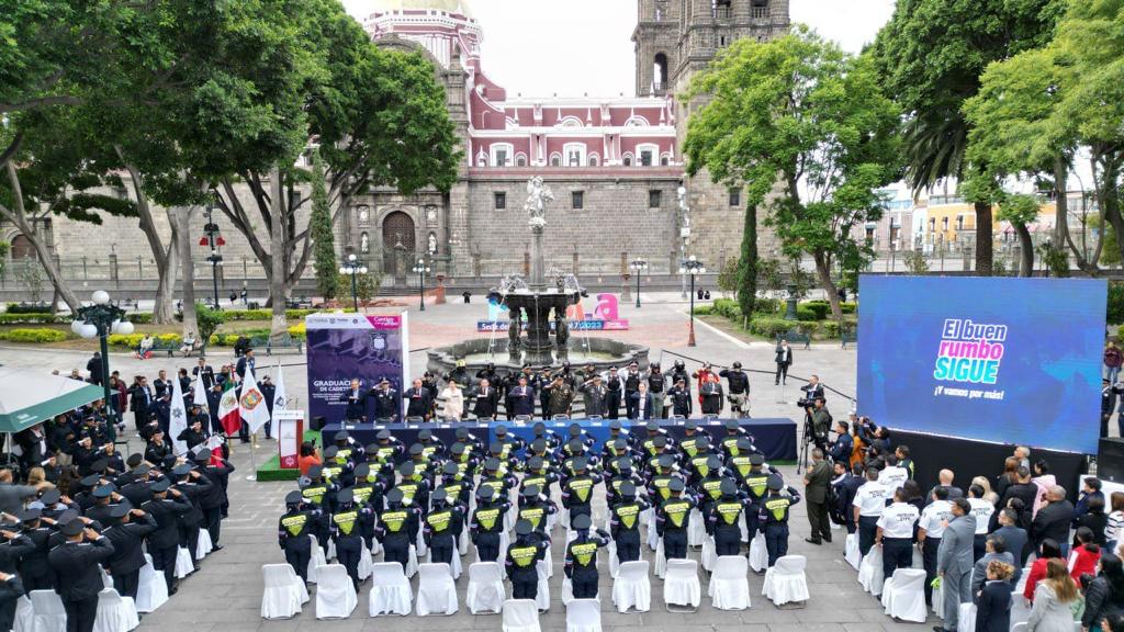 Capacitación de Policías prioridad en Puebla: Eduardo Rivera
