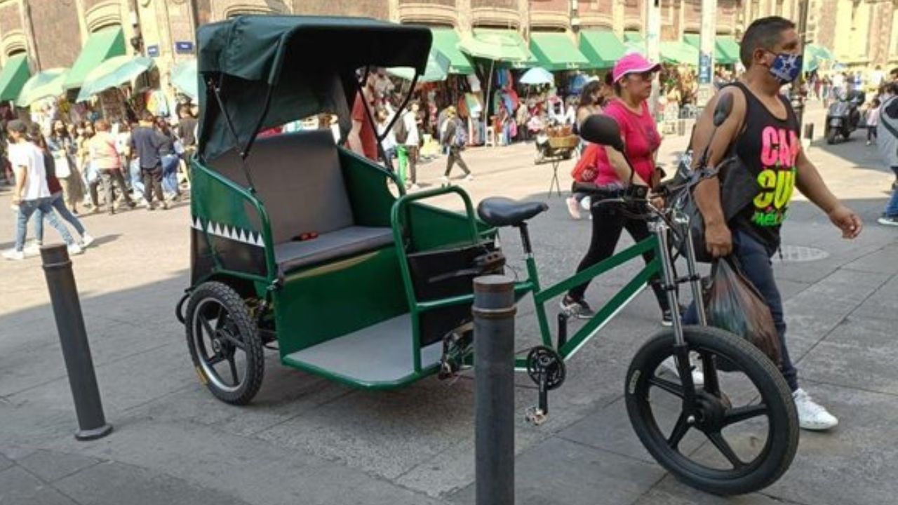 La Semovi anuncia la regularización de los ciclotaxis que operan en el Centro Histórico