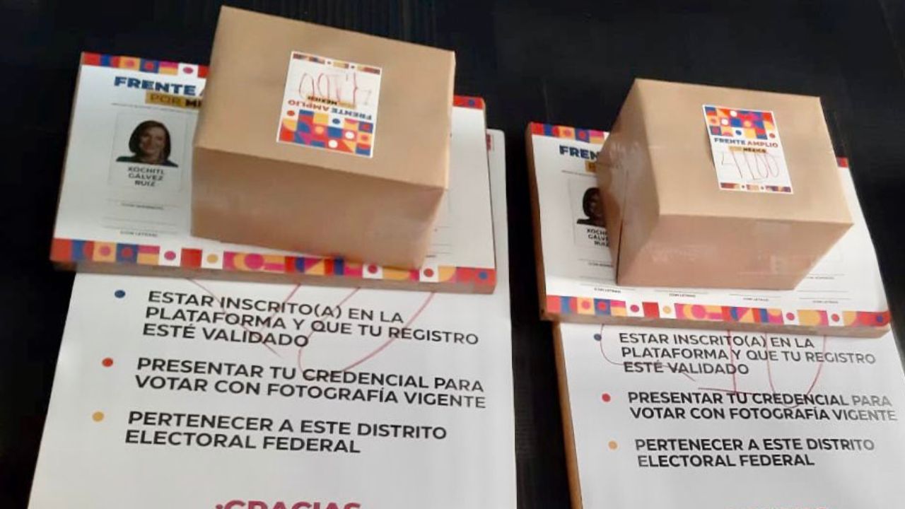 Frente Amplio presenta la papeleta que usarán para elección de su coordinador