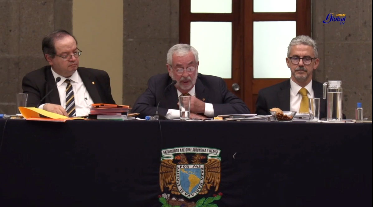 Se despide el rector del Consejo Universitario; agradece a la comunidad y destaca algunos logros
