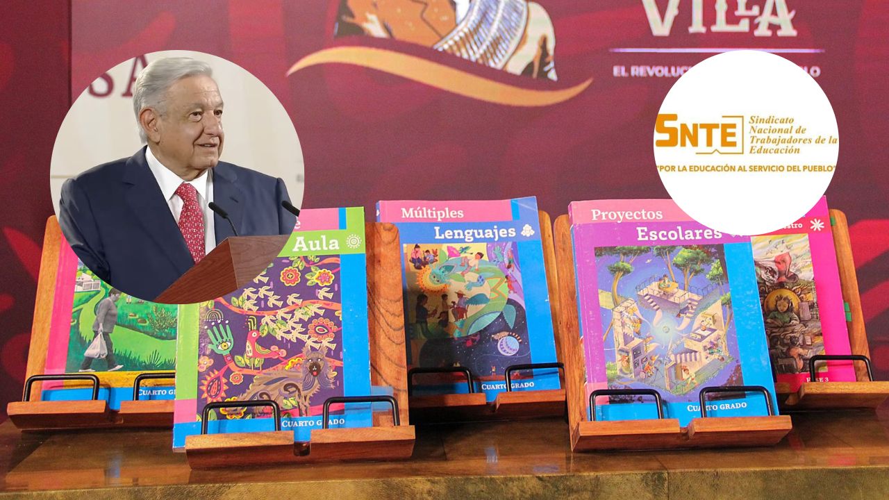 AMLO asegura que sindicato de maestros defiende y apoya libros de texto gratuitos