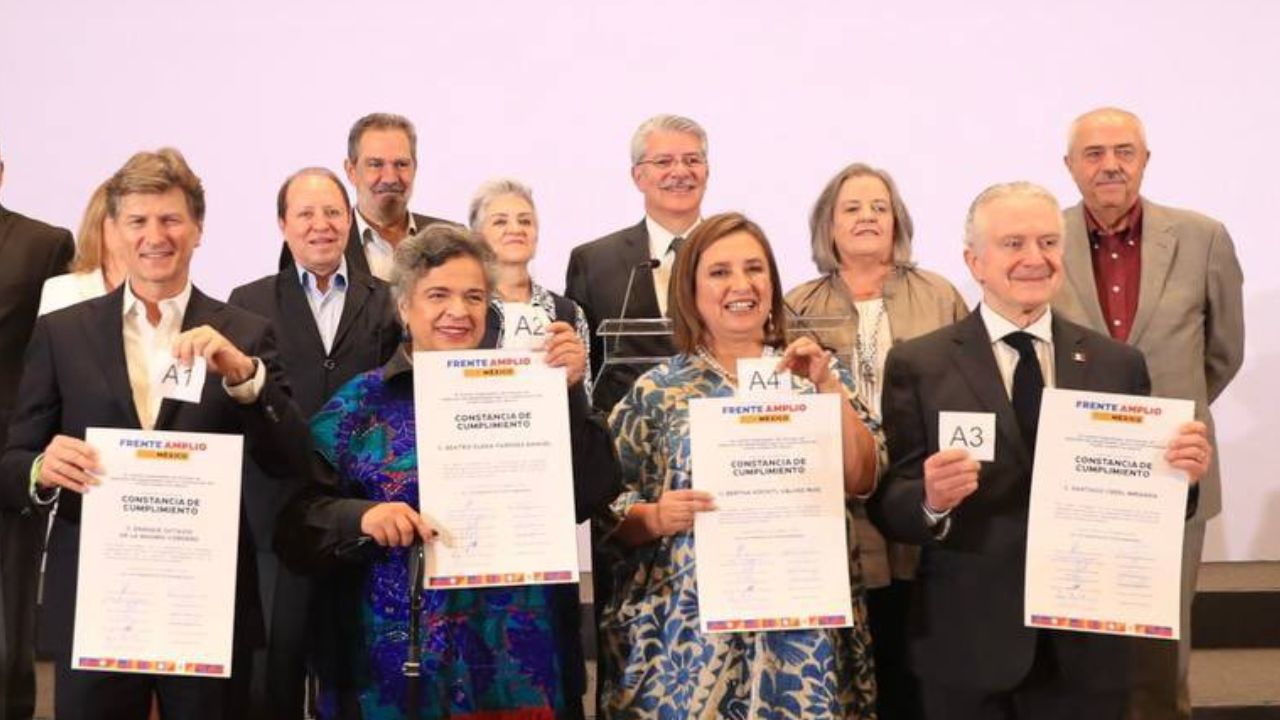 Frente Amplio por México se adelanta y revela candidatos que pasan a tercera etapa