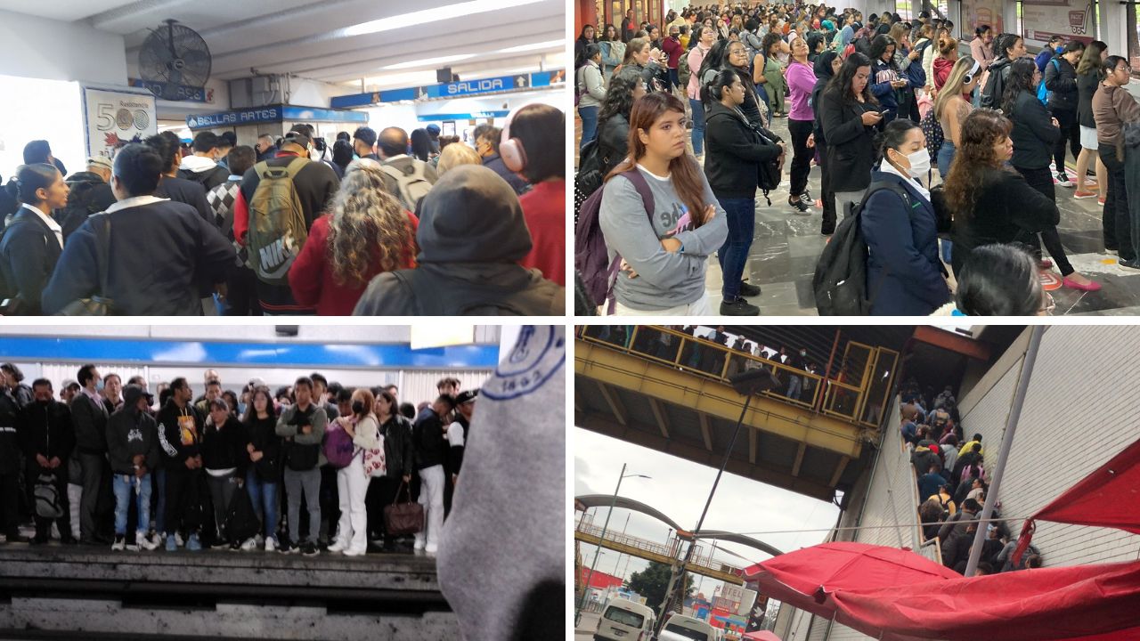 Caos y retrasos en diversas líneas del Metro, en pleno regreso a clases