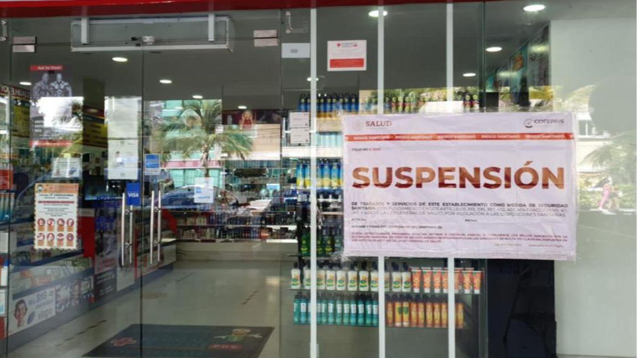 Semar suspende 23 farmacias en Quintana Roo por irregularidades