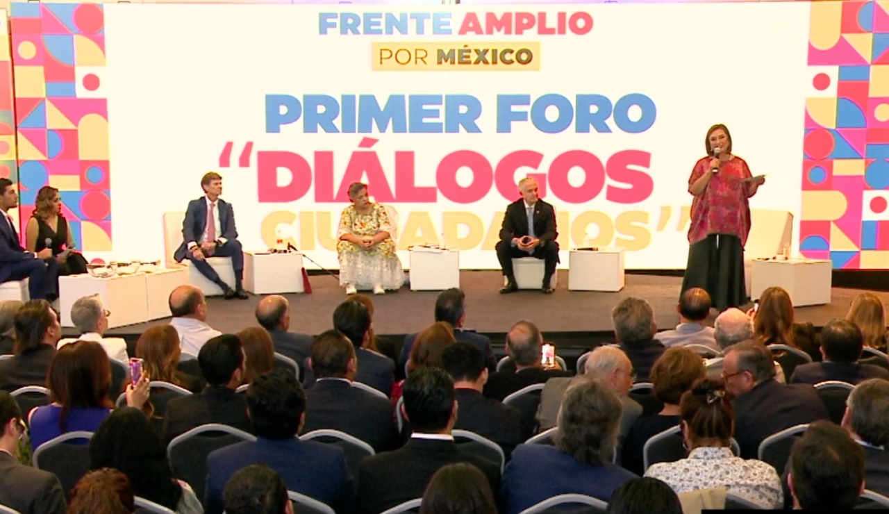 Aspirantes del Frente Amplio por México coinciden en tener unidad en foro