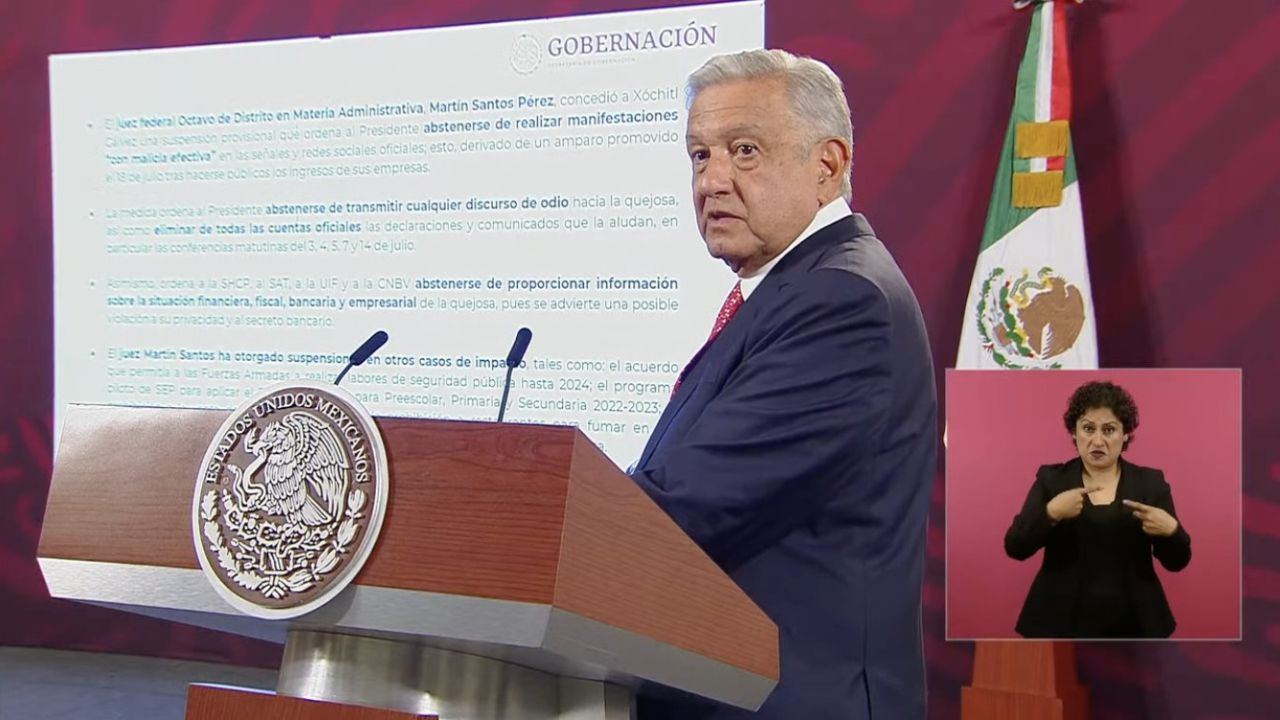 “No se la voy a pasar”: AMLO denunciará a juez que le prohibió hablar de Xóchitl Gálvez