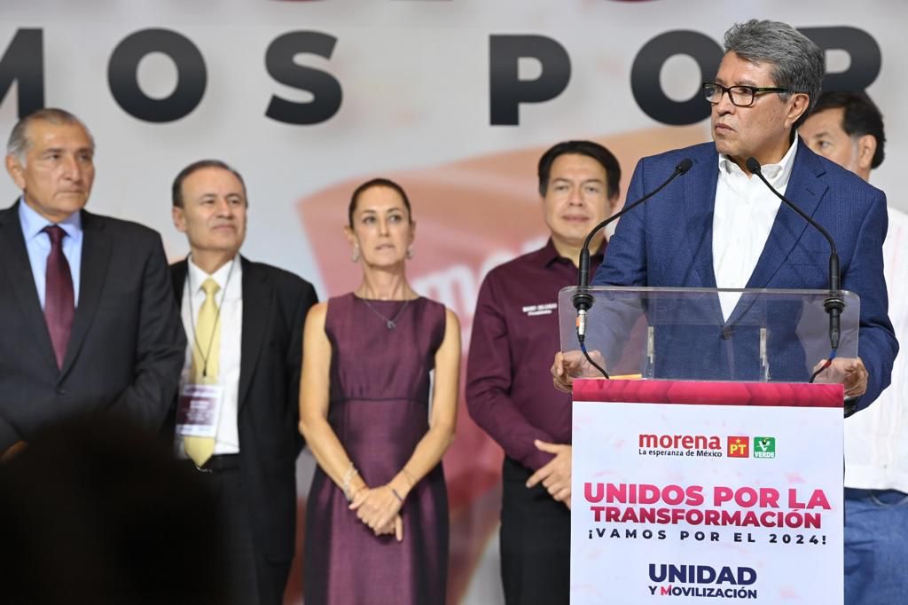 Entrega del bastón de mando del presidente a Claudia Sheinbaum, trasciende lo simbólico: Ricardo Monreal