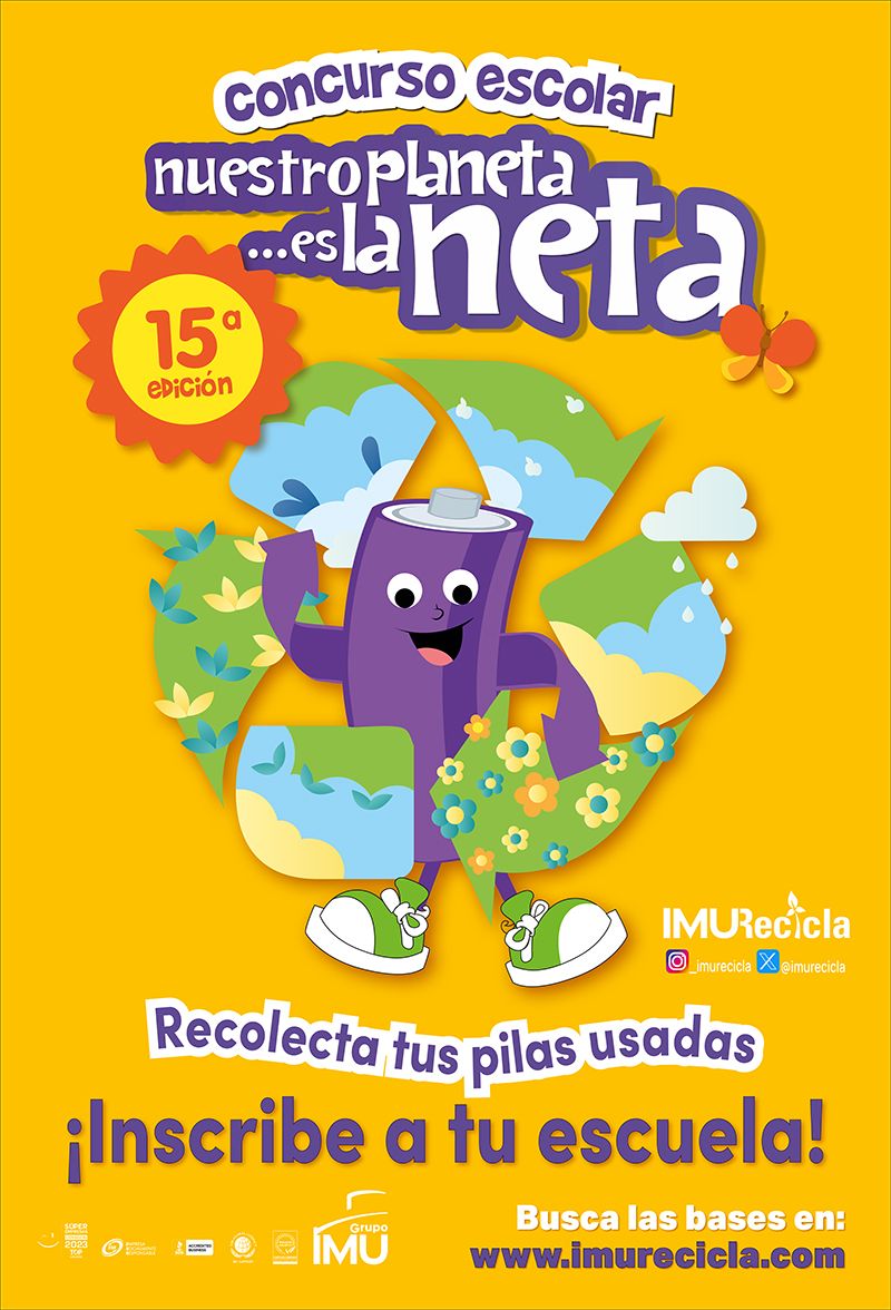 Inicia convocatoria al 15° Concurso Escolar ‘Nuestro planeta es la neta’ de Grupo IMU