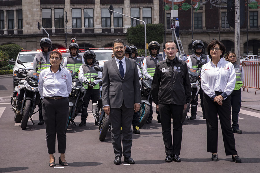 Da Martí Batres banderazo de salida a nuevas unidades de Protección Civil