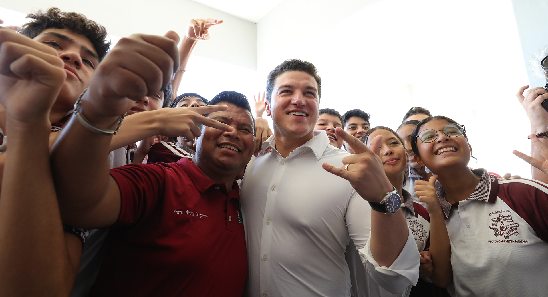 Anuncia Samuel García mil 500 mdp para la construcción de nuevos Planteles Educativos en NL