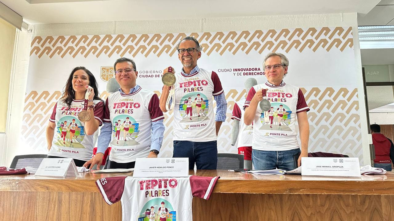 PILARES en colaboración con INDEPORTE realizarán la primera carrera comunitaria en Tepito