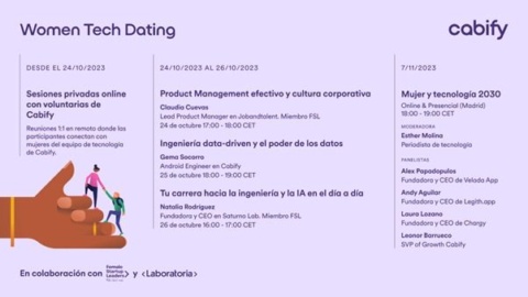 Cabify organiza Women Tech Dating II, evento que conecta mundialmente a mujeres en el sector tecnológico