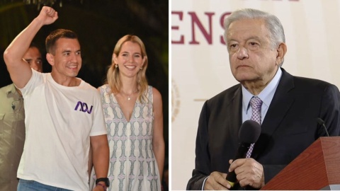 AMLO celebra victoria de Noboa en elecciones presidenciales de Ecuador