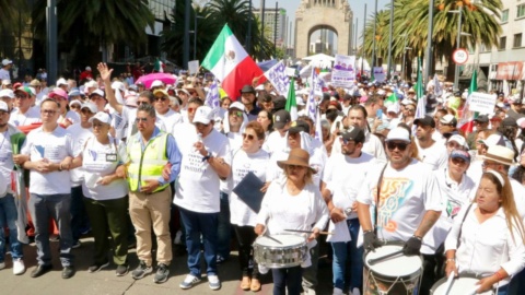 Empleados judiciales marchan contra fin de fideicomisos