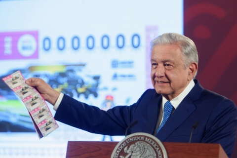 Presidente invita a participar en Gran Sorteo Especial 282 de la Lotería Nacional para destinar al pueblo lo recaudado