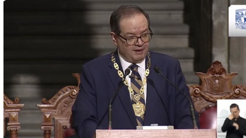 Leonardo Lomelí asume liderazgo en la UNAM para el periodo 2023-2027