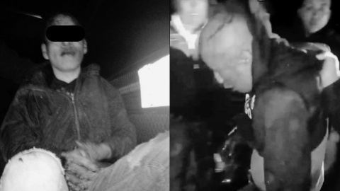 Taxistas intentan linchar a asaltantes en Temoaya, Edomex