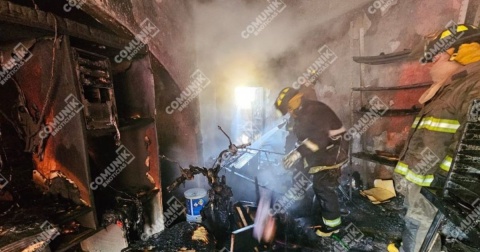 Incendio por veladoras del altar deja dos menores heridos en Pénjamo, Guanajuato
